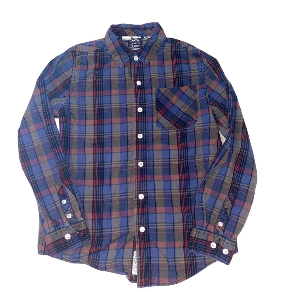 💢5/$20 Boys Button Up Top Size M7/8